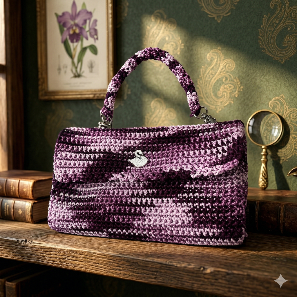 Handmade Crochet Handbag for Women | Premium Knitted Purse | Stylish Mini Tote Bag | Lightweight & Trendy Design