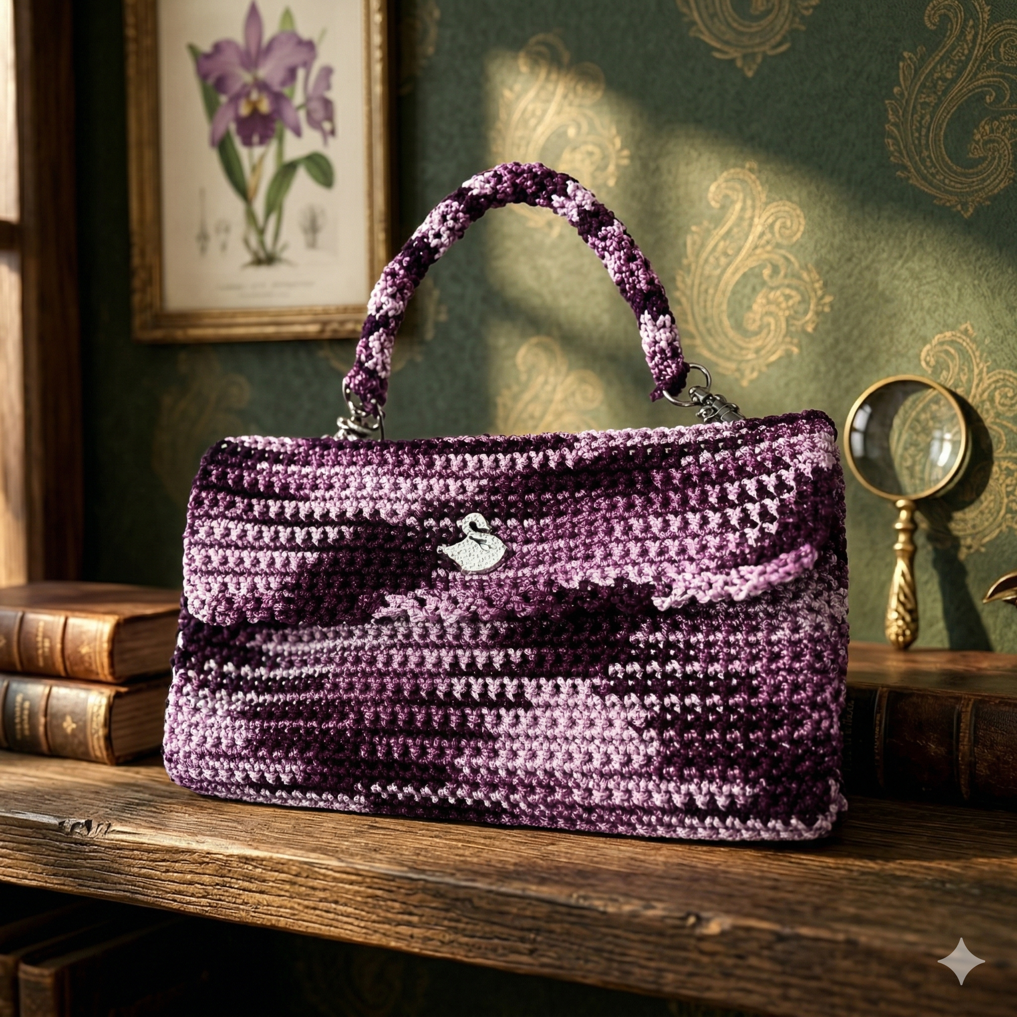 Handmade Crochet Handbag for Women | Premium Knitted Purse | Stylish Mini Tote Bag | Lightweight & Trendy Design